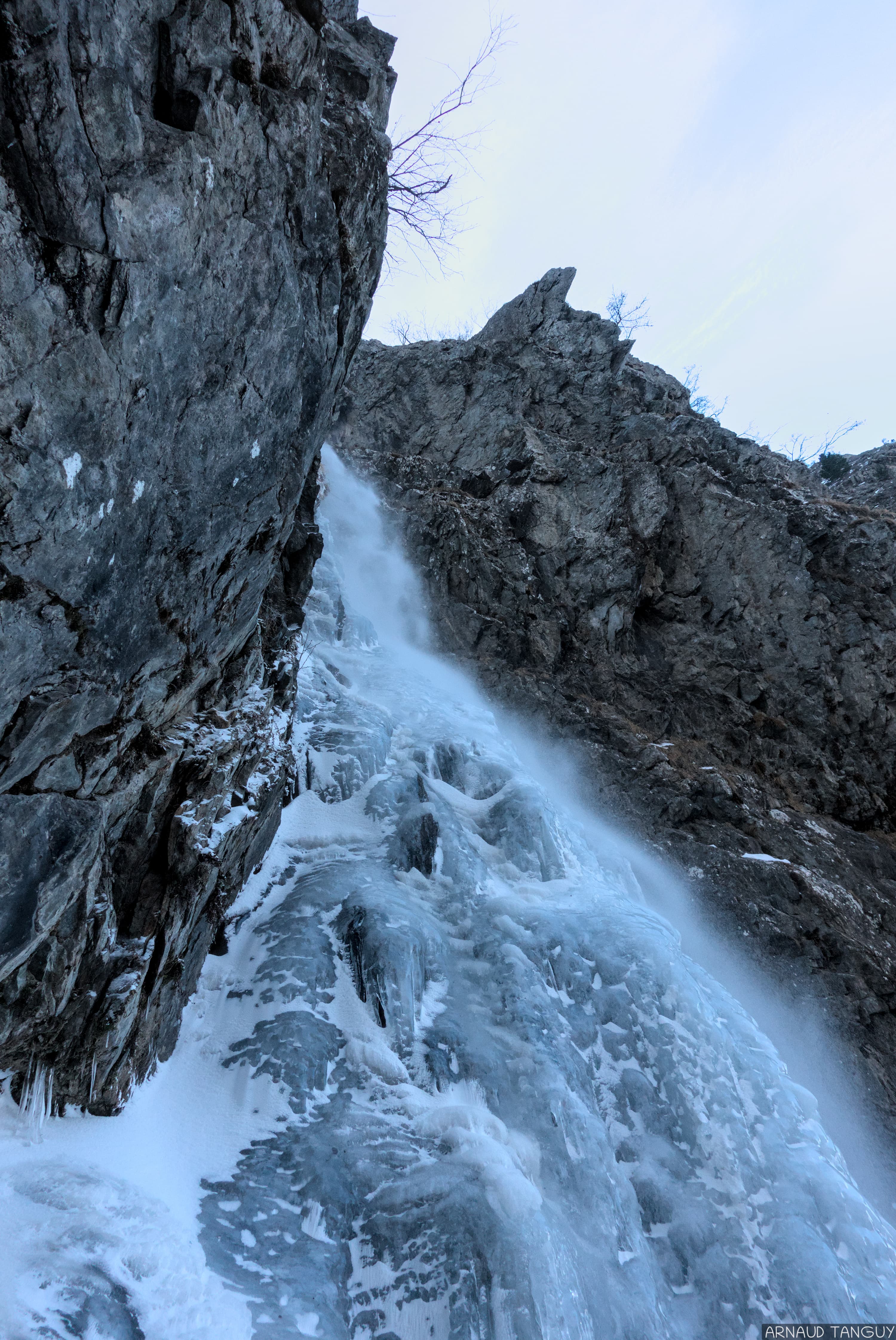 Chassés par le spindrift