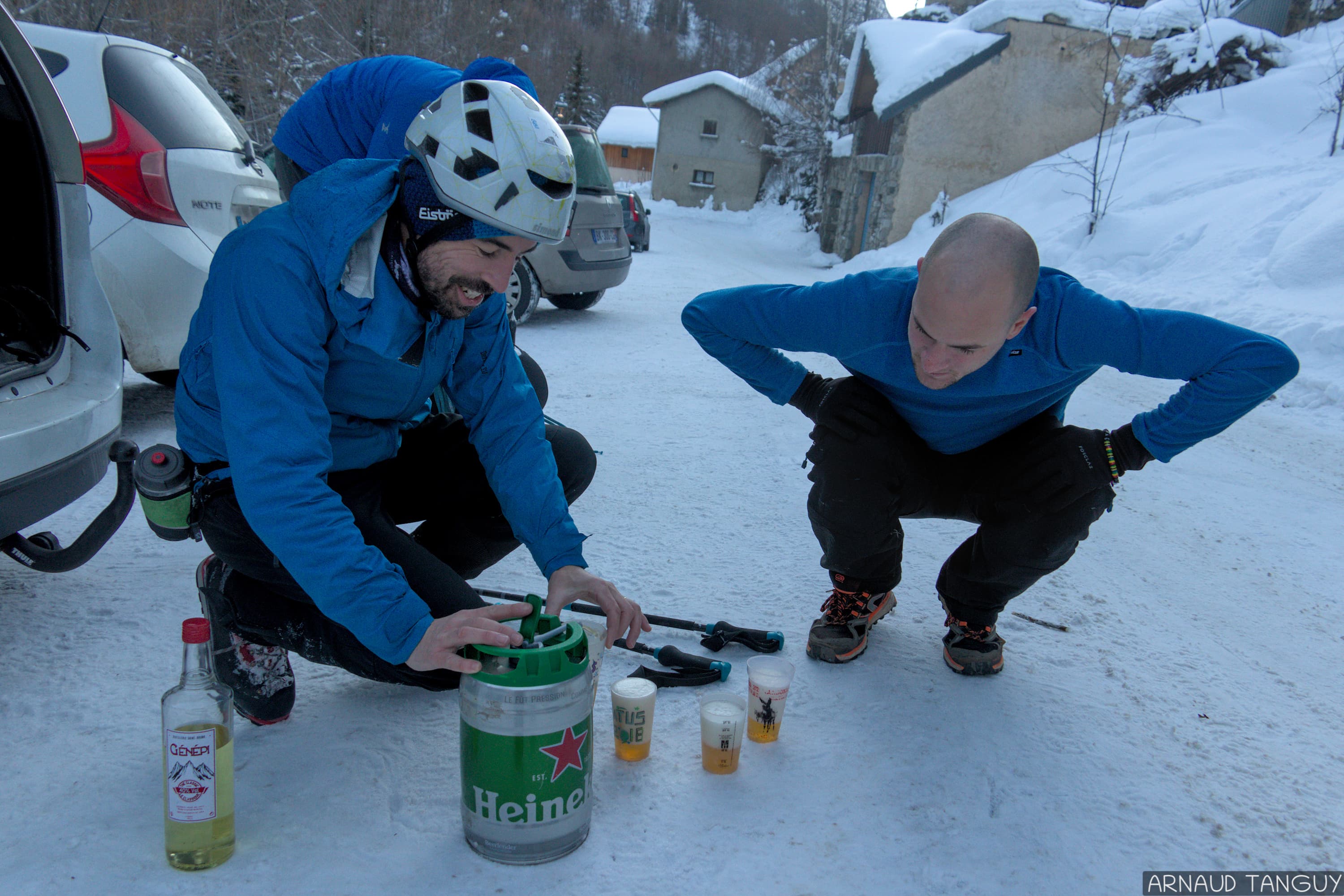 Loïc, toujours bien préparé pour un moment convivial!