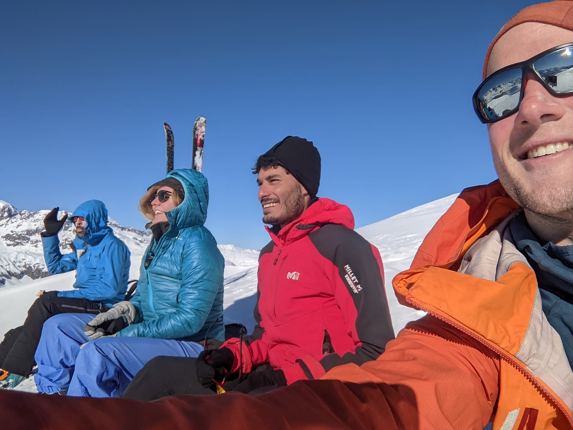 Loïc, Jeanne, Amine et Nicolas