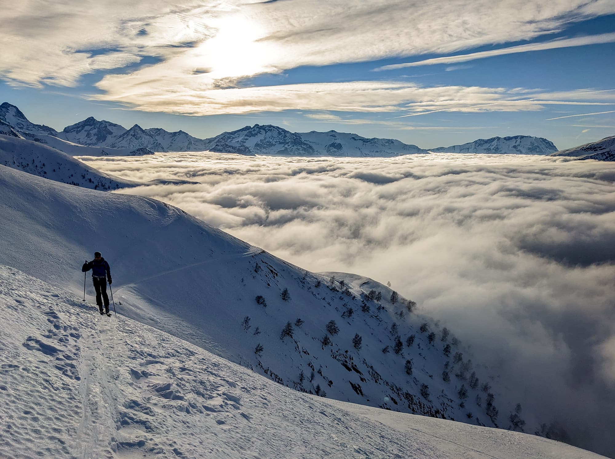 Direction le col Saint Georges (2250 m) depuis Besse (1450 m)