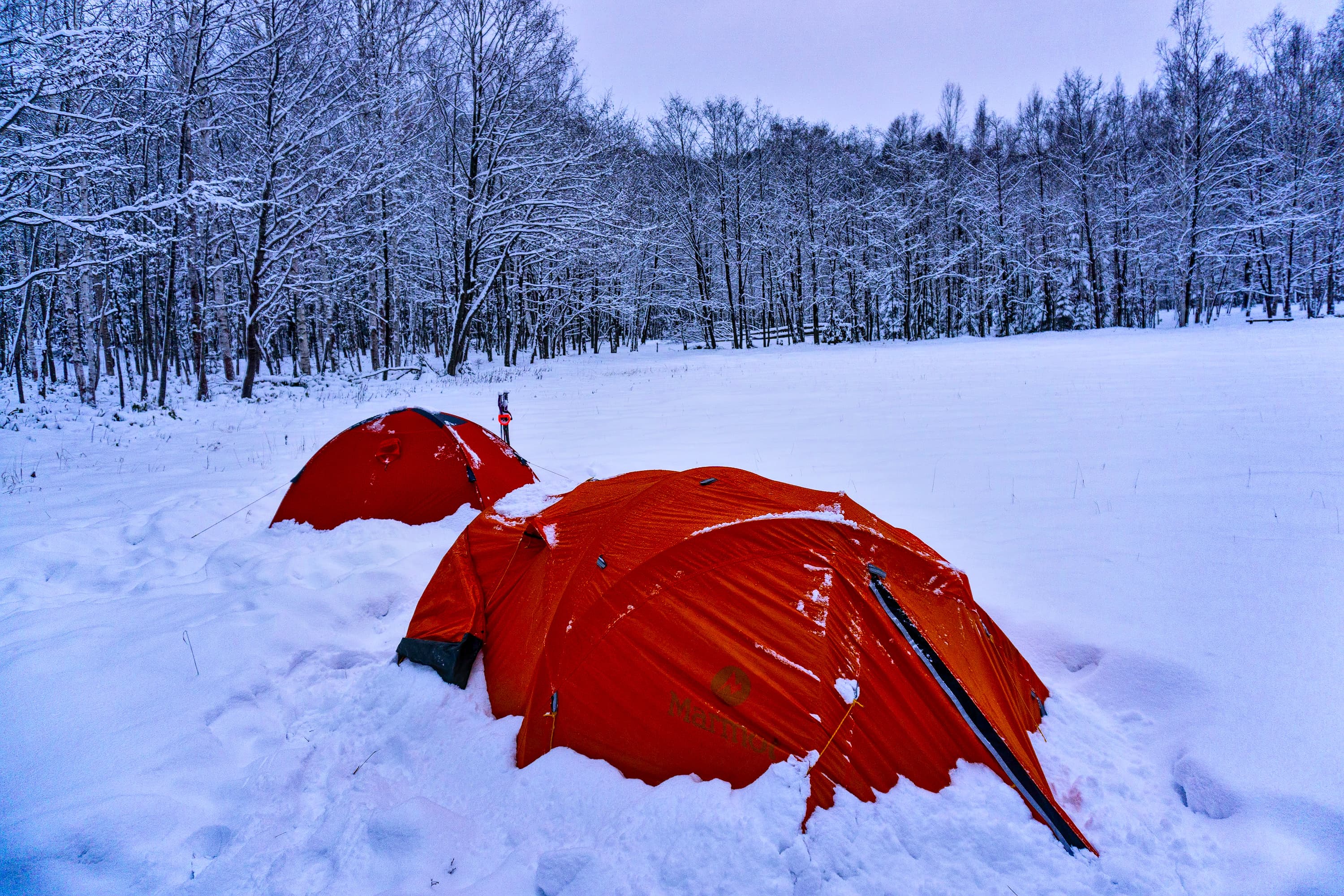 Winter bivy on the way to Sounkyo