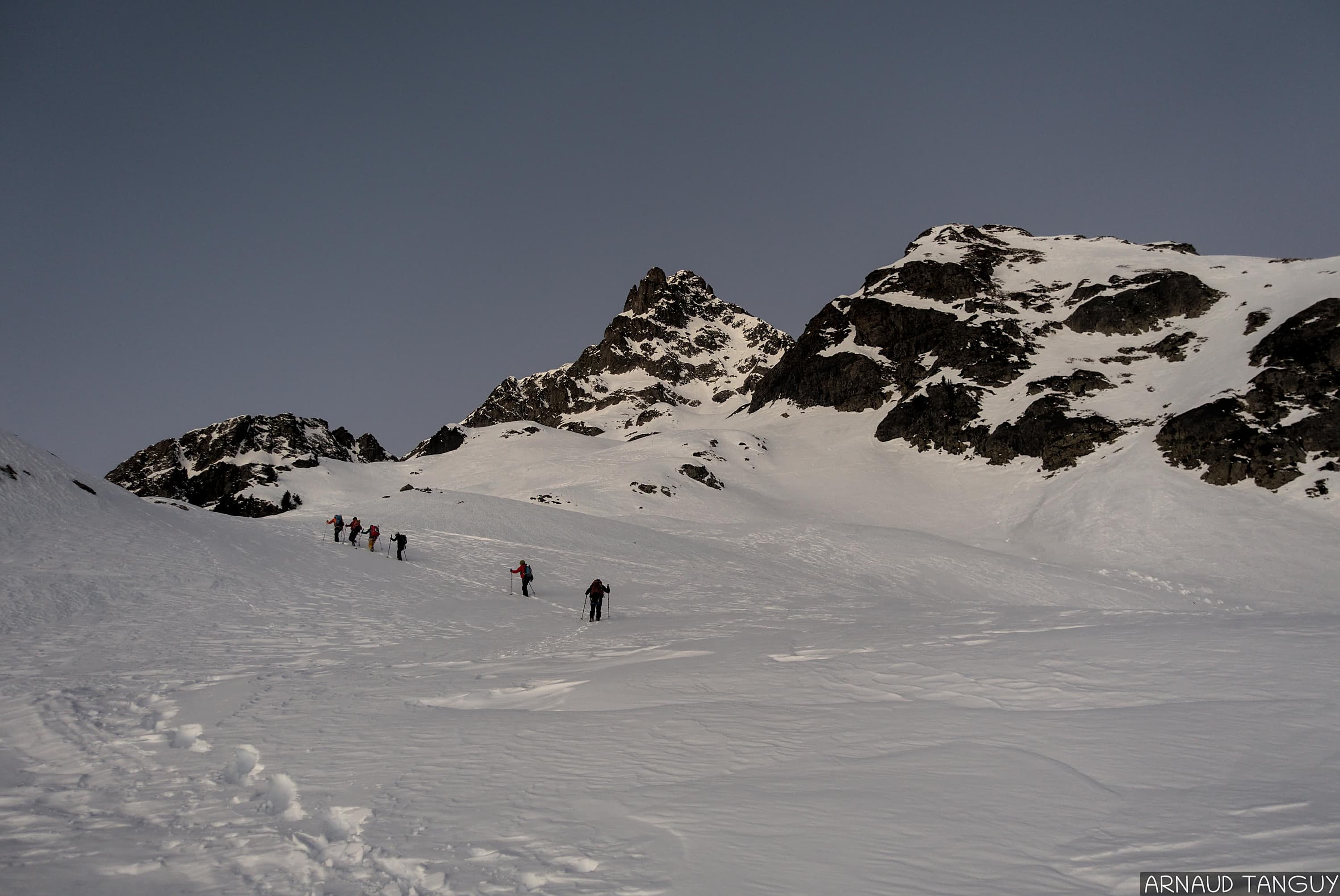 Approche vers le Grand Pic de Belldone