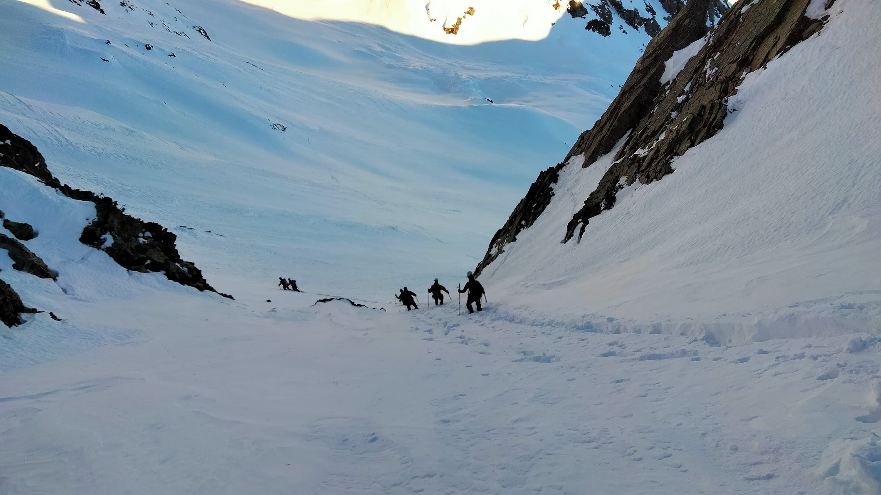 Descente du petit couloir