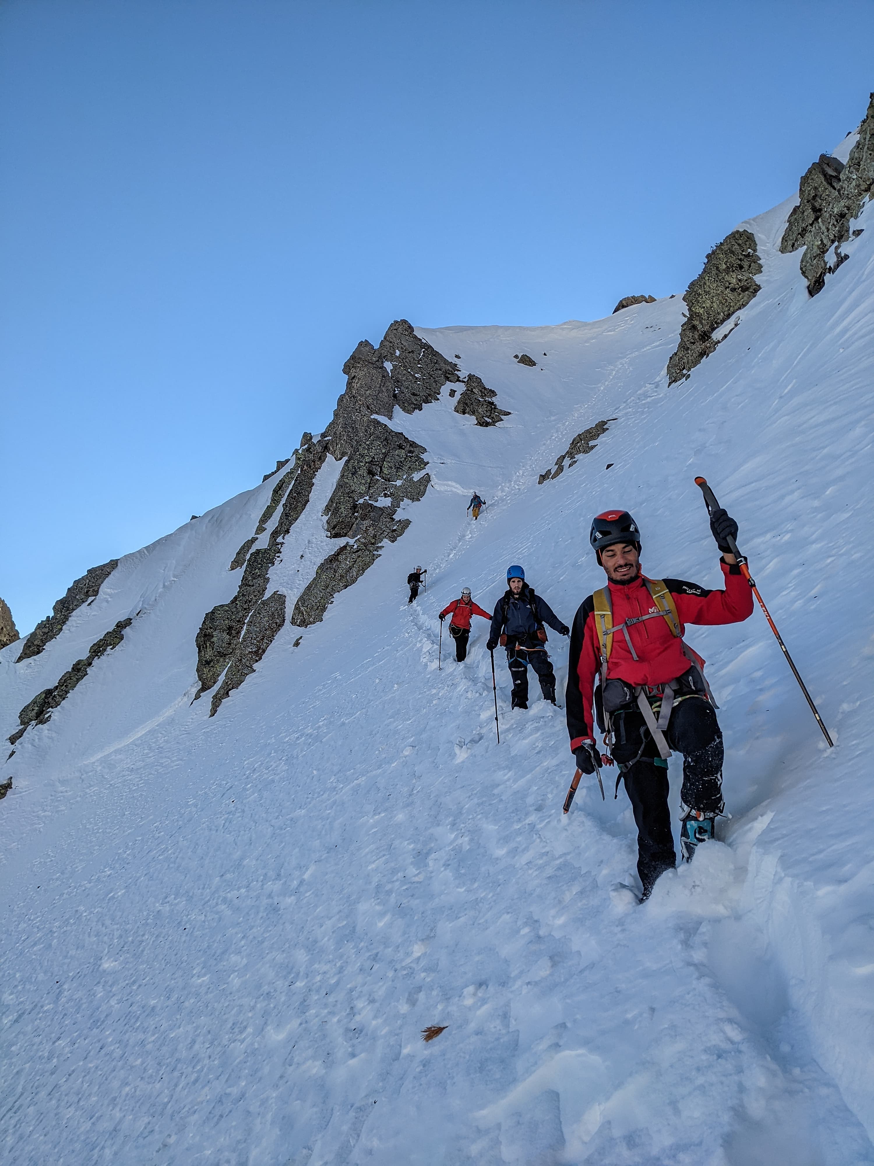 Descente du petit couloir