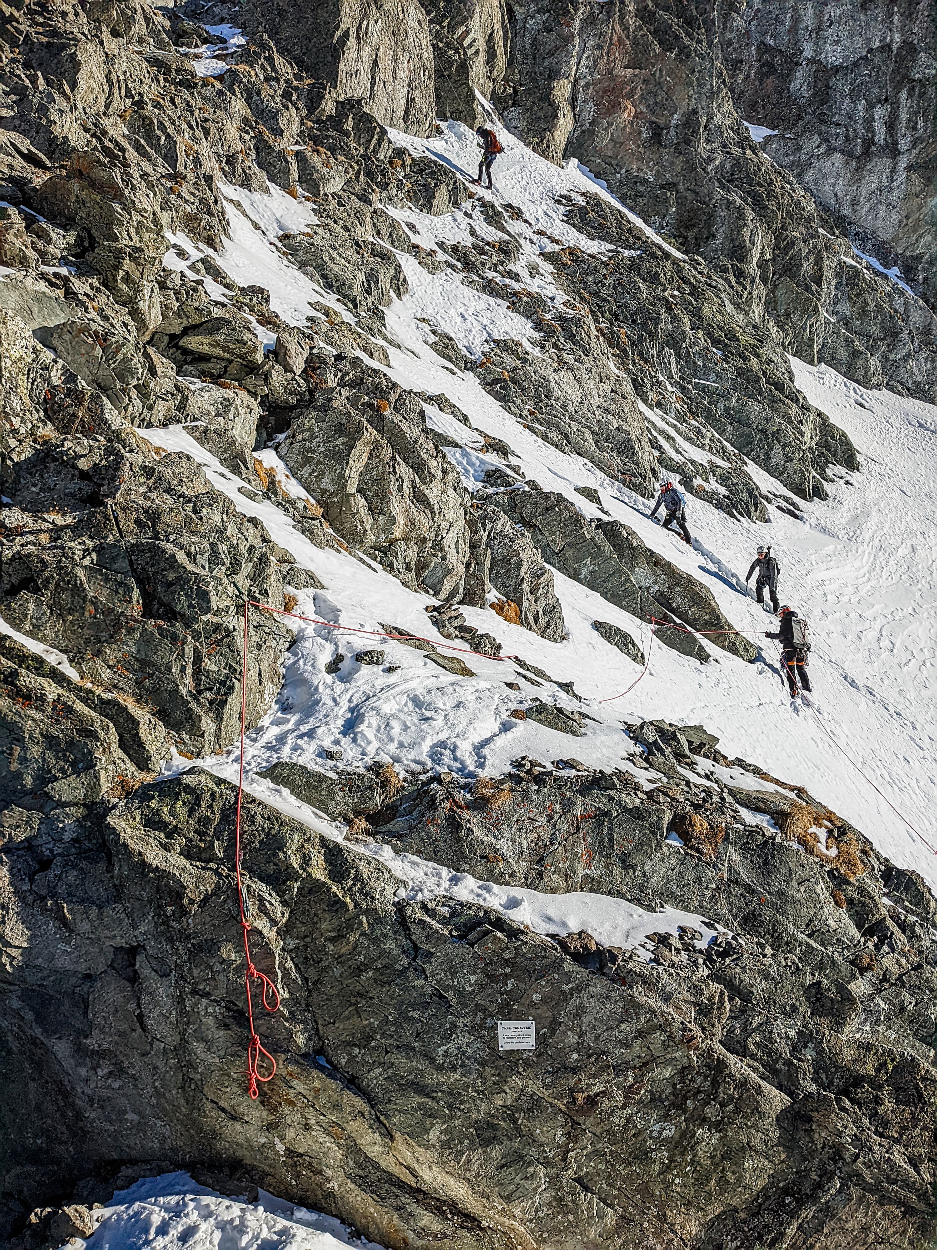 Traversée finale pour revenir au début de la voie